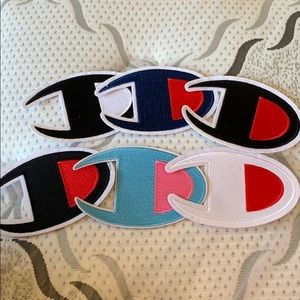 Iron on champion patches